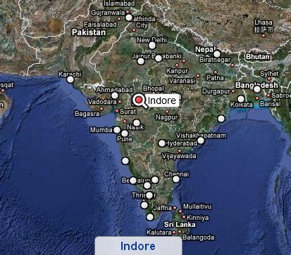 indore Map and indore Satellite Images