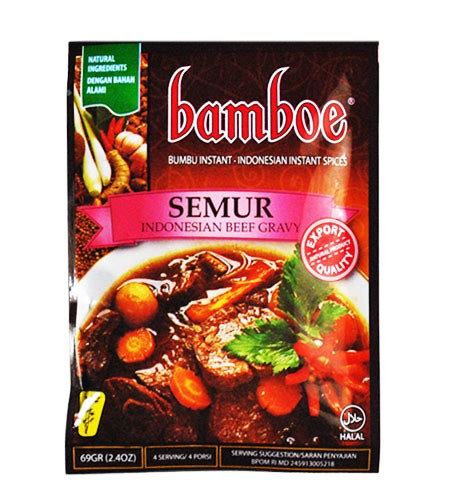 Semur (Beef Gravy) 2.4 Oz. by Bamboe