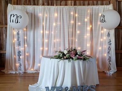 All Events: Event, Party and Wedding Rentals - Ohio: Lighted Drape Backdrop