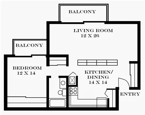 Apartment layouts.