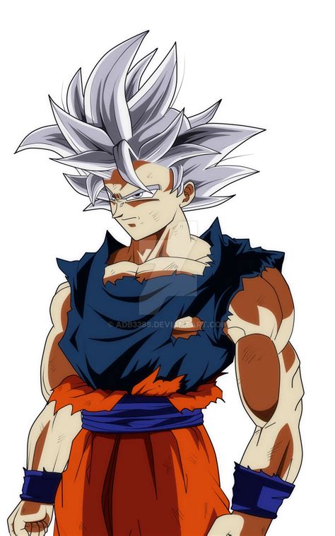 Goku MUI (render) by adb3388 on DeviantArt