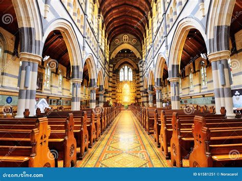 St. Paul S Cathedral Church in Melbourne Stock Image - Image of ...