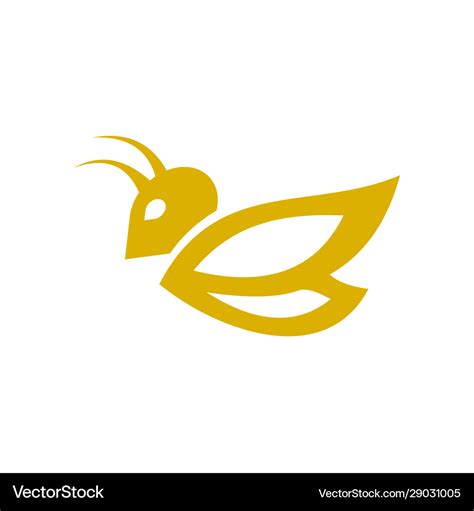 Bee concepts logo graphic abstract template Vector Image