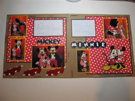 Cricut Scrapbooking Layouts Templates Creative Cricut Designs More Mickey And Minnie Scrapb ...