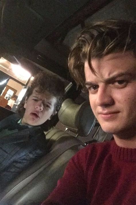 Stranger Things' Joe Keery and Gaten Matarazzo Have the Cutest Bromance | Stranger things joe ...