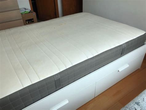 IKEA queen size premium mattress 600, 傢俬＆家居, 傢俬 - Carousell