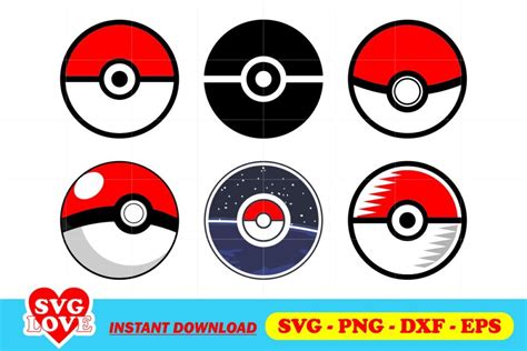 Pokemon Pokeball SVG - Gravectory