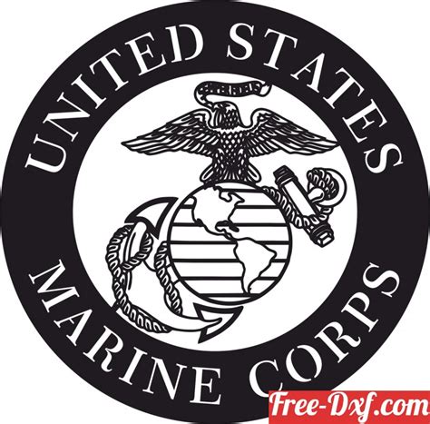 Marine Corps Logo Dxf