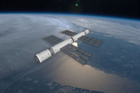 Sci-Fi Space Station free 3D model | CGTrader