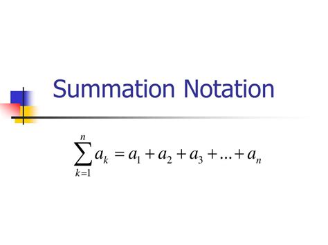 Summation Symbol