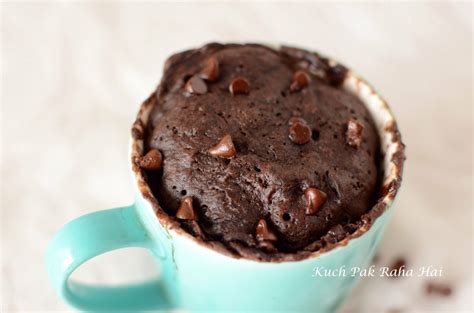 Eggless Microwave Chocolate Mug Cake In 2 Minutes