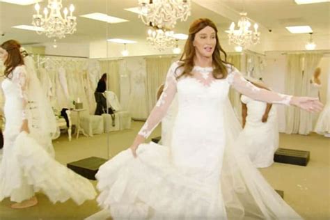 Caitlyn Jenner is Trying on Wedding Dresses! - Autumn Leaves