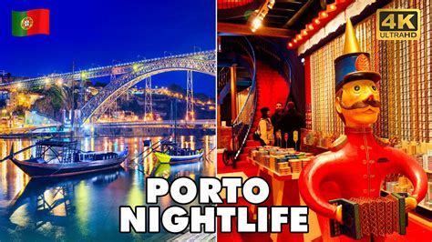 PORTO Portugal 🇵🇹 Nightlife: Ribeira do Porto & Gaia Promenade Walking Tour 🌙🚶‍♀️ - YouTube