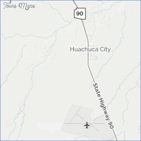 Fort Huachuca, Huachuca City Map - ToursMaps.com