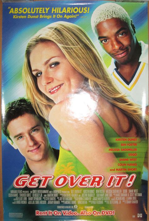 GET OVER IT - Miramax home video promotional poster, 2001, 26x38, Kirsten Dunst | eBay