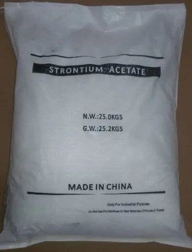 Strontium Acetate at best price in Noida by Akshar Exim Company Private Limited | ID: 2851964503297