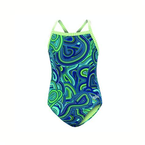 Dolfin Girls' Uglies Solid One Piece Swimsuit - Walmart.com - Walmart.com