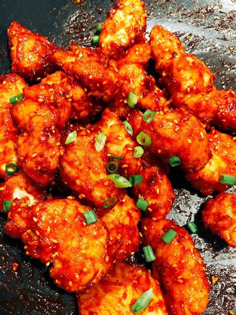 Sweet and Spicy Korean Fried Chicken | Delishably