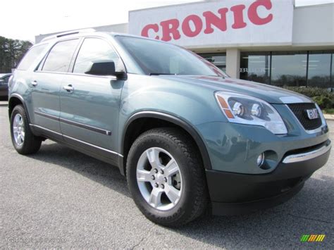 2009 Silver Green Metallic GMC Acadia SLE #60378965 Photo #7 | GTCarLot ...