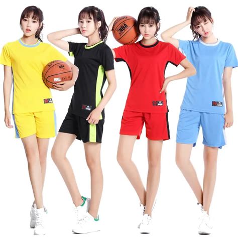 Teenage children Girls Short Sleeve Basketball Dress Girl Basketball Match Jerseys Customized ...