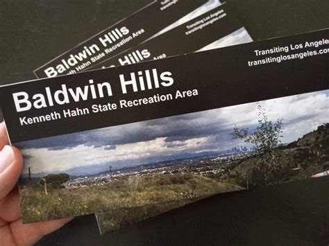 Baldwin Hills Map & Guide - Etsy