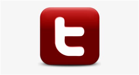 Red Twitter Logo Png - Twitter Logo Png Red - Free Transparent PNG Download - PNGkey