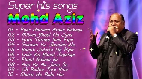 pyar hamara amar rahega#MohdAziz #Aziz Old is Gold Bollywood Songs # ...