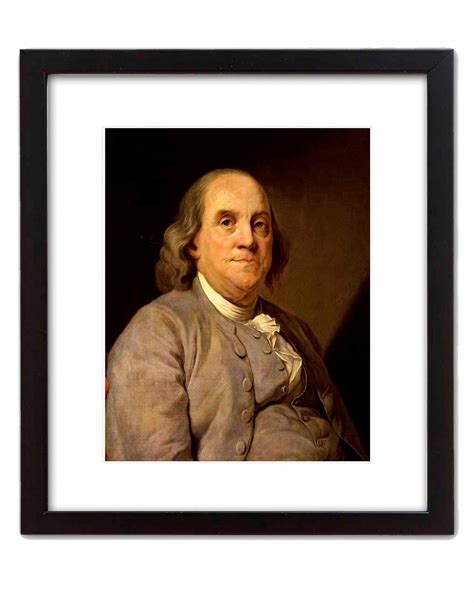 BENJAMIN FRANKLIN Unframed Wall Art Print. Official Historic Portrait ...