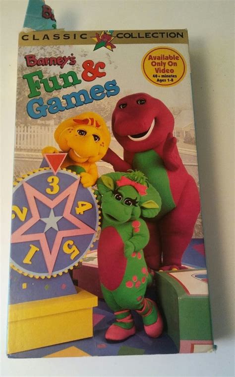 Barney - Barneys Fun and Games (VHS, 1996) for sale online | eBay ...