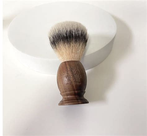 Rustic Walnut Wooden Shaving Brush – Vikings Blade