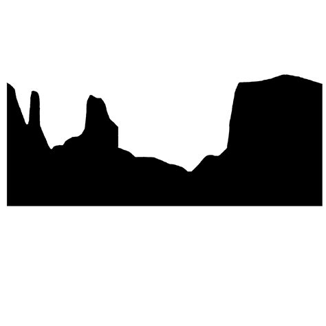 Silhouette Desert at GetDrawings | Free download