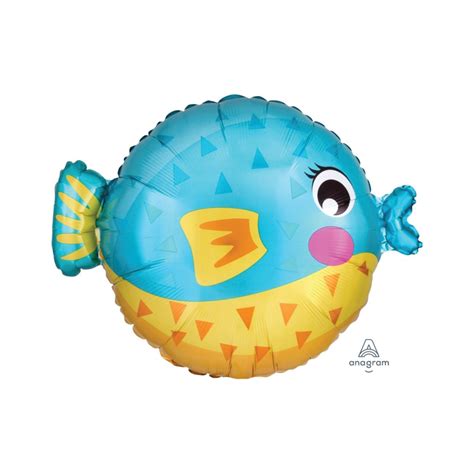 Pufferfish Balloon 19 Puffer Fish Foil Balloon Ocean | Etsy