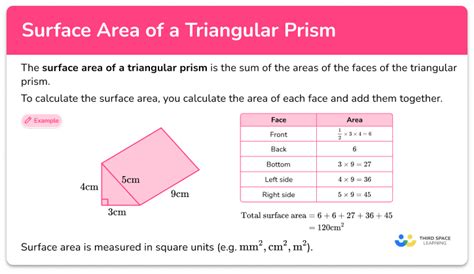 Surface Area of Triangular and Pentagonal Prism worksheet | Live ...