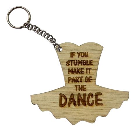 Novelty DANCE KEYRING – Stumble/Dance – The Ballet Box