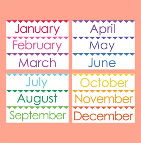 Classroom Calendar PRINTABLE Months Days Holidays Numbers | Etsy