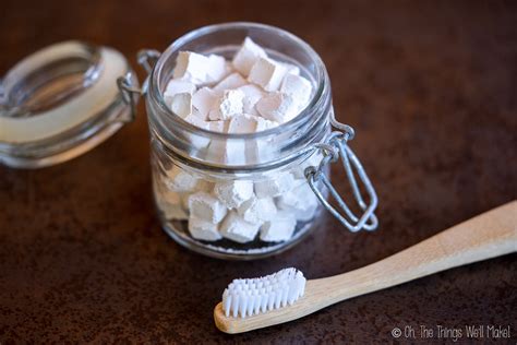 DIY Toothpaste Tablets Recipe - Oh, The Things We'll Make!