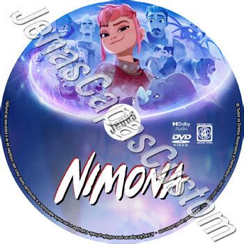 Nimona - Capa DVD | Label DVD - JenasCapasCustom.com - Crianção e tradução de capas de Dvd's e ...