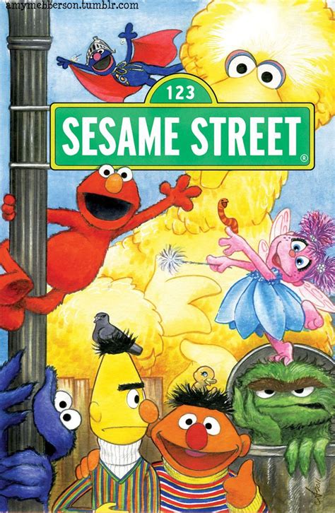 Sesame Street by Amy Mebberson | Sesame street, Sesame street muppets, Iphone wallpaper