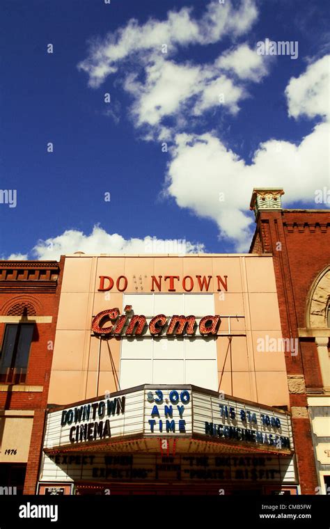 Micon Downtown Cinema in Eau Claire, Wisconsin. (Kevin E Stock Photo ...