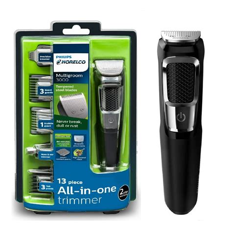 Philips Norelco Multigroom All-In-One Series 3000, 13 attachment trimmer, MG3750 - Walmart.com ...