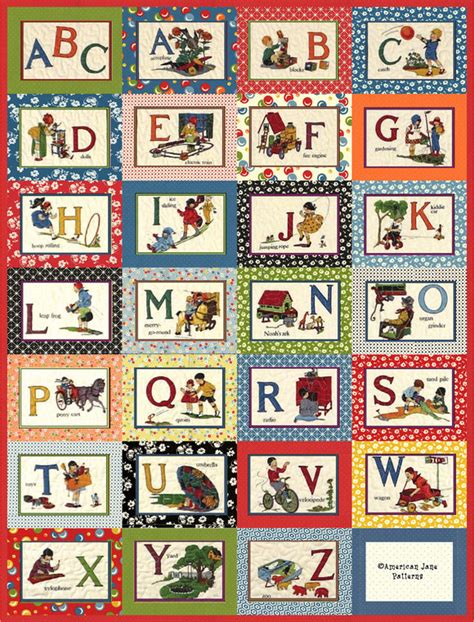 ABC Quilt Downloadable Pattern – Quilting Books Patterns and Notions