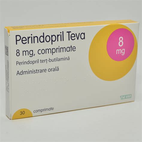 Perindopril Teva 8 mg, 30 comprimate | Catena | Preturi mici!