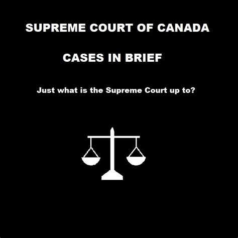 Supreme Court of Canada Cases In Brief | Listen Free on Castbox.