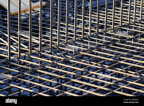 steel bars reinforcement on a construction site Stock Photo - Alamy