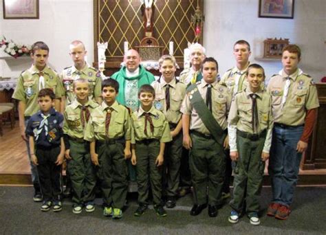 Boy Scouts honored on Scout Sunday