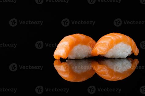 sushi on black background 5748632 Stock Photo at Vecteezy