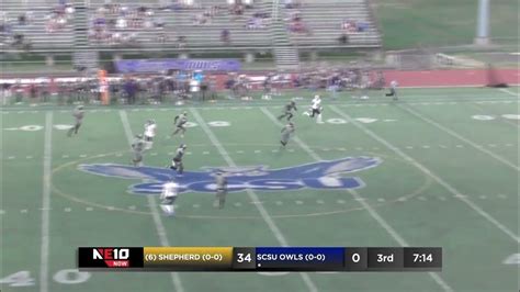 SCSU Football Highlights vs Shepherd - YouTube