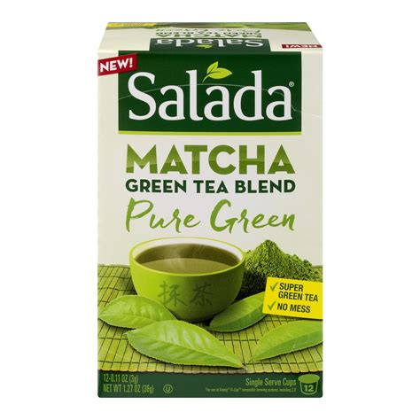 Salada® Matcha Pure Green Tea Blend Tea Bags 12-0.11 oz. Cups - Walmart ...