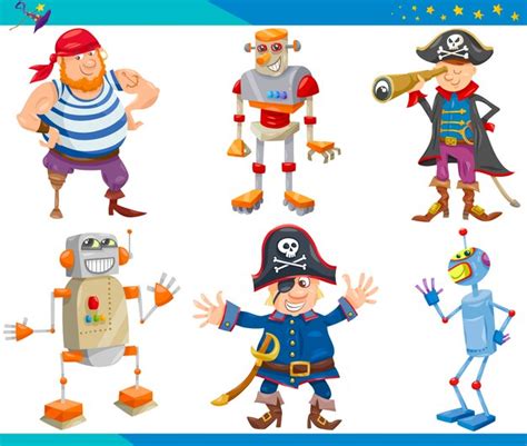 Premium Vector | Cartoon fantasy characters set