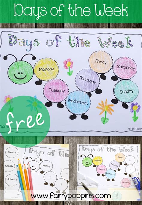 Days of the Week | Kindergarten activities, Preschool activities, Days ...